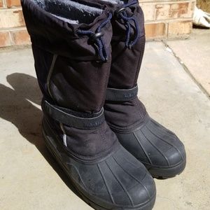 LL Bean Boots Purple and Black Size 7